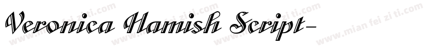 Veronica Hamish Script字体转换